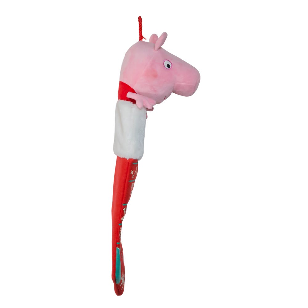 Kurt Adler 19-Inch Peppa Pig Plush Head Stocking